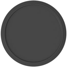 Villeroy und Boch - Iconic Servierteller, Präsentationsteller aus Premium Porzellan in erfrischendem Schwarz, spülmaschinengeeignet, 24 cm
