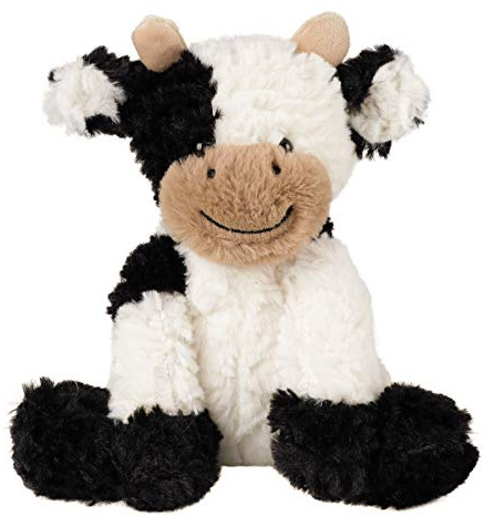 Hopearl Kuschelige Kuh Aus Weichem Plüsch - Niedliche Milchkuh Als Kuscheliges Geschenk Für Jungen, Mädchen & Kinder (22,9 cm)