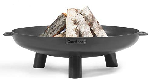 Feuerschale Bali Ø 80cm Feuerstelle für den Garten aus Stahl Feuerkorb als Wärmequelle oder Grill CookKing
