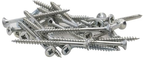 Vis à bois tête fraisée PZ zinguée Viswood filet partiel 6x80 mm (x50 vis)
