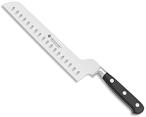 Top Cutlery - Cuchillo Profesional Cortar Queso, Mango de Polioximetileno, Hoja Alveolada de 22 cm, Acero Inox.