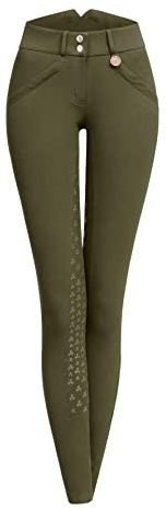 ELT Reithose Fay Feel Good High Waist, Khaki, Gr. 38, D38, Khaki
