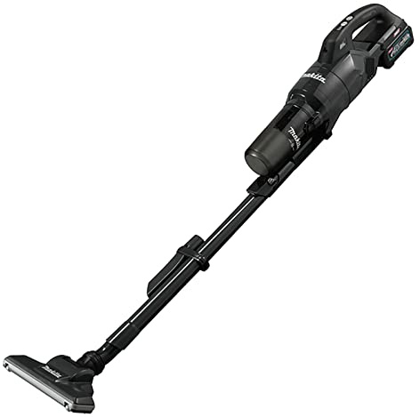 Makita CL003GD202 - Aspirapolvere senza spazzole agli ioni di litio XGT 40 V, con 2 batterie da 2,5 Ah e caricabatterie, colore: Blu