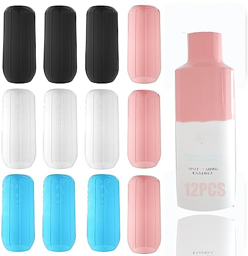 PeaMirmy Reise Silikon Flaschenhüllen,Wiederverwendbares Silione ZubehörFür Reise Container im Gepäck,12pcs Wiederverwendbare Reise Zubehör Gadgets