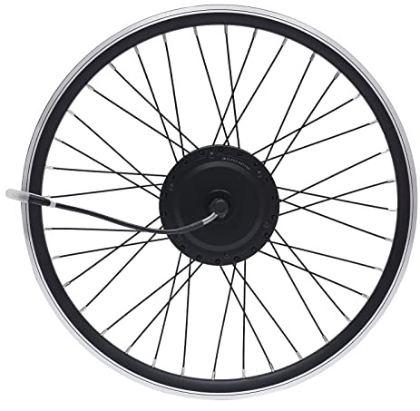 Bathrena Elektrofahrrad Umbausatz|24 Zoll 36V 500W E-Bike Conversion Kit, Umbau Motor Kit E-Bike Radfahren Nabe Umwandlung Dual Mode Controller|30-35KM/H (Vorderrad)