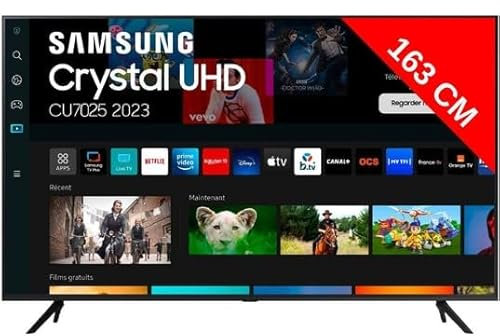 SAMSUNG 65AU7020 - 65'' (163 cm) - Crystal UHD 4K 3840x2160 - HDR - Smart TV - Gaming HUB - 3xHDMI