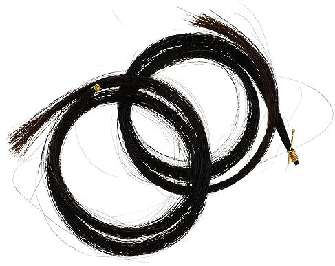 ifundom Bogenhaar Für Bratsche Pferdehaar Für Bratsche Bratschenbogenhaar Reparaturbogenhaar Bündel Tragbar Schwarz Bratschenzubehör