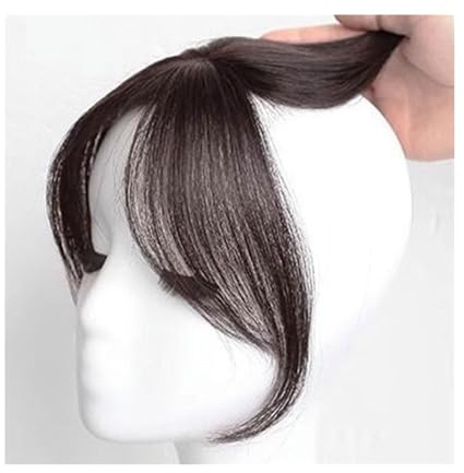 Frangia Fermaglio per capelli Frangia a otto caratteri Parrucca Frangia ad aria Attaccatura dei capelli Fronte naturale Frangia invisibile Simulazione Parrucca Pezzo Frangia Estensione False nappe C