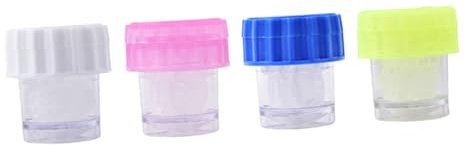 Didiseaon 4pcs Contacts Lens Cleaners Manual Cleaner Portable Lens Cleaning Box for Women Contacts Lenses Washer Machine