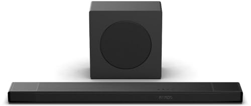 Hisense AX3120Q, 3.1.2 CH Soundbar, 2 up-firing speakers, Hi-Concerto,Dolby Atmos, DTS:X, Room fitting tuning,6.5 wireless subwoofer, EzPlay 3.0,ConnectLife