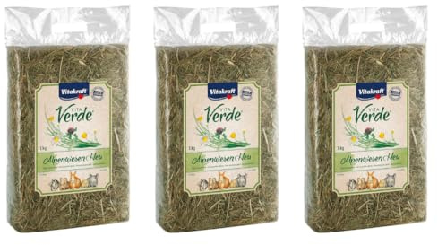 Vita Verde Fieno dei Pascoli Alpini per Tutti I Roditori, 3kg