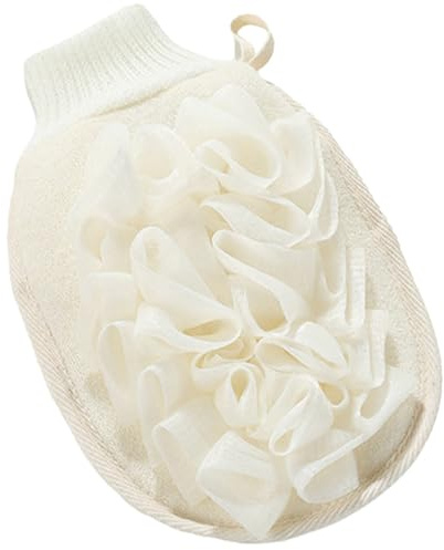 Lurrose Exfoliating Mittens for Bathing Body Scrub Mitt Shower Glove Bath Glove for Face and Body Exfoliating Tool
