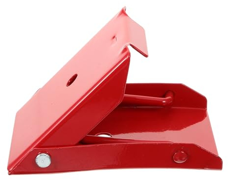 HAPINARY Cunei per Ruote Camper in Acciaio Supporto Triangolare Antiscivolo, Blocca Ruota Portatile per Roulotte e Camion, Accessorio Sicurezza Guida per Pneumatici Stabili