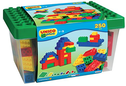 Unico Plus 8525 Boîte de 250 Briques de Construction
