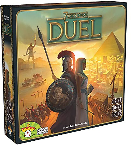 Repos Production UNBOX Now, 7 Wonders Duel , Brettspiel , ab 10 Jahren , 2 Spieler , 30 Minuten Spielzeit, französische Version