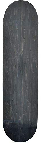 Venom Skateboards Plain Skateboard Deck Maple Wood Stain Blank Skate Board Decks 7ply Natural/Blue/Black/Gold 7.75/8/8.25 Skateboards for Kids/Teenage/Boys/Girls Adults Beginners - Black - 8.0
