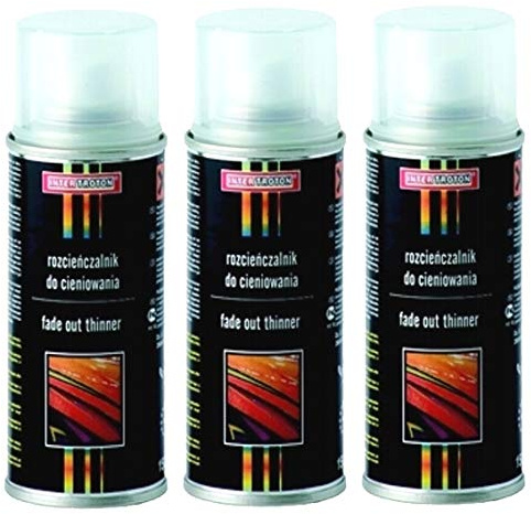 Troton - Disolvente para Pintura de inyección, 1 K, 3 Botes de 150 ml