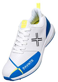 Payntr V Pimple-Scarpe da Cricket Bianche e Blu, US8/UK7 Uomo, 40.5 EU