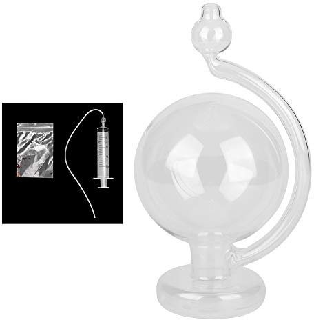 Haofy Storm Glass Forecaster, Prévisions Météorologiques Innovantes Bouteille en Verre Prévisions Météorologiques Baromètre Décoration de la Maison Bleu