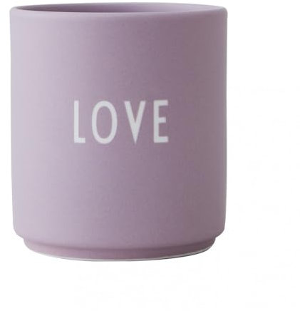 Design Letters Lieblingsbecher Lavendel Love Tasse | Kaffeebecher Porzellan | Dekorativ Kaffeetassen | Personalisierte Geschenke für Freundin, Hochzeitsgeschenk | Tasse Mit Spruch | Teetasse 250 Ml