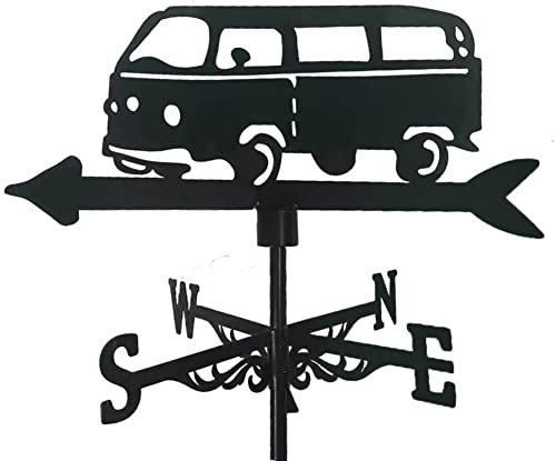 Wetterfahne, Retro-Edelstahl-Segelboot, Schiff, Wetterfahne, schwarze Sprühfarbe, Windfahne, Outdoor, Schuppen, Eisen, Hof, Dach, Scheunen, Dekoration, Hof, der die Windrichtung anzeigt, Messwerk