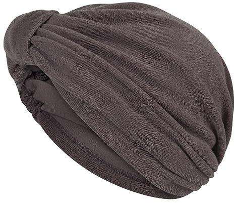 Fashy Dam après- och bastumössa av frotté, taupe