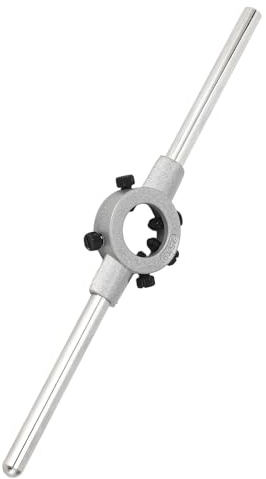Yuecoom 25 X 9Mm Llave De Mango Redonda, Llave De Troquel De Acero De Aleación, Mango De Soporte De Troquel De Roscado Resistente Para Escariador Manual