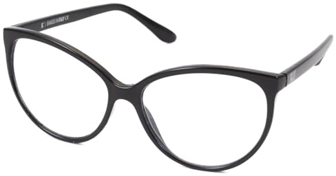 Kiss DIVA Lunettes de Vue Femme – Design Œil de Chat Élégant & Raffiné – Monture Légère & Confortable avec Protection UV – Verres Transparents pour Style Glamour, Chic ou Classique