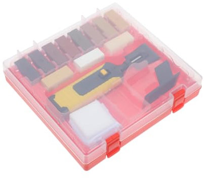 Gadpiparty Holzreparaturset Für Bodenreparatur Mit Schmelzwerkzeug Für Risse Und Absplitterungen Kratzerreparaturset Für Holzböden Und Möbel Inklusive Bodenwachs Für Heimgebrauch