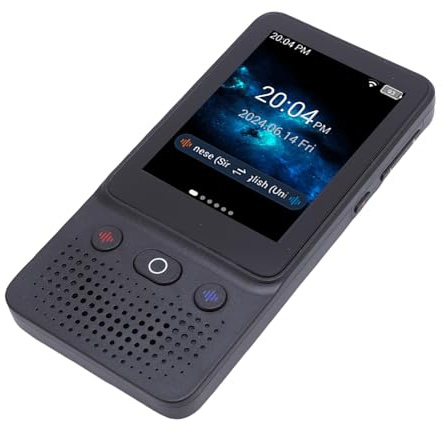 Tragbarer Sprachübersetzer, 138 Sprachen, 1 GB, 8 GB, 7,6 cm (3,0 Zoll), Touchscreen-WLAN für ChatGPT, ideal für Reisen, Einkaufen und Geselligkeit mit klarer Sprachausgabe
