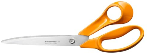 Fiskars Classic Large Universal Pruner, Right-Handed use | Total Length: 25 cm, Improved Torx Screw and More Ergonomic Handle, Quality Steel/Plastic, Orange, 1075039