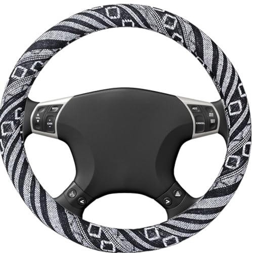 JEYORZY 1 Pezzi Coprivolante Auto, Copertura Protettiva per Volante, Copertura Decorativa, Morbido Elastico Copri Volante per Auto,Copristerzo Auto, Traspirante Antiscivolo Coprimanubrio