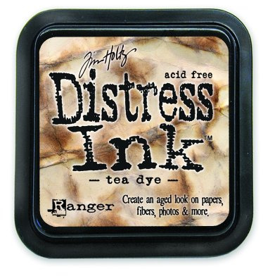 Ranger 268118 Tim Holtz Distress Ink Pad, Tea Dye, 7.5 x 7.5 x 4 cm