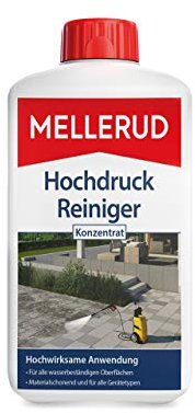 Mellerud Hochdruck Reiniger Konzentrat | 1 x 1 l | Geeignet für alle Hochdruckreiniger-Gerätetypen & alle wasserbeständigen Oberflächen im Außenbereich
