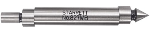 Starrett 827MB Edge Finders, Double End, With Pointed Contact, 10mm Body Diameter, 6mm Contact Diameter