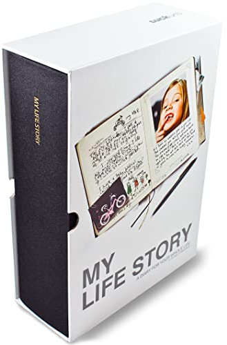 Suck UK Our Life Story Journal 100 Year Diary Journal Notebook Create Your Own Baby Book Diary & Christening Gifts For Boys & Girls Personalized Scrapbook & Engagement Gifts Blank Memory Book