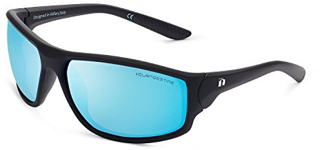 CLANDESTINE - Gafas de Sol Unisex - Modelo Curve - Lentes de Espejo y Montura de Pasta - Talla Única - 144 mm x 51 mm