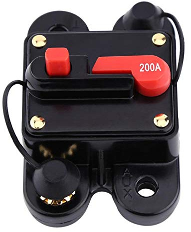 12V - 24V Interruttore,On Off Interruttore 12V A Levetta Interruttore Sicuro 80A, 100A, 150A, 200A, 300A Per Il Circuito Dell'Auto Stereo O Del Grande Elettrodomestico(200A)