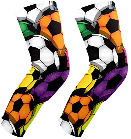 EZIOLY - Ginocchiere colorate per calcio, pallacanestro, pallavolo, pallavolo, a nido d'ape, ginocchiera imbottita, per uomo e donna