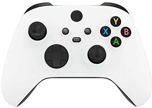 eXtremeRate Replacement Shell for Xbox Series X & S Controller - Personalized Upgrade - White Custom Cover Gaming Case Faceplate Cover for Xbox Core Wireless Controller [Controller NOT Included]