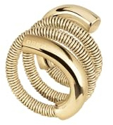 Breil Juwel Sammlung NEW SNAKE STEEL, RINGE aus DAMEN in FARBIGER STAHL Farbe GOLD messen 18 - TJ3082