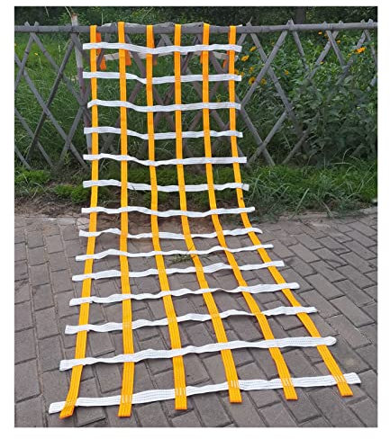 Splenlife Kletternetz Kinder Outdoor,Schutznetz Kinderzimmer Schaukel Strickleiter KlettergerüSt ZubehöR Spielturm Kletterleiter Ninja Slackline HäNgebrüCke Frachtnetzes, 1x1m/3.3x3.3ft