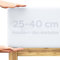 Wolkenfeld Boxspringbett Spannbettlaken 180x200cm bis 200x220cm - bis 40cm Matratzenhöhe - Premium Baumwoll Bettlaken 180x200 I 180x220 I 200x200 für Boxspring- und Wasserbetten - Weiss