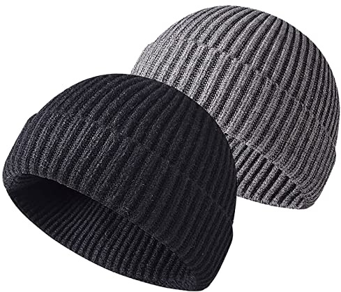 Retro Trawler vintermössa hatt, unisex fiskarhatt dockarmössa rullmössa vinterhatt basebollkeps Cappello Antivento, Z-svart + grå, one size