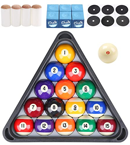 JAPER BEES Regulation Billiard Ball Set with Triangle