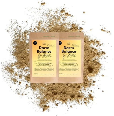 People who Kaer Darmpulver für Hunde 2X 200g Probiotika & Präbiotika, Darmflora Aufbau Hund unterstützt bei Durchfall und Darmsanierung, Pulver mit Flohsamenschalen, Vitamine für Hunde Darmfunktion
