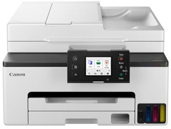 Canon MAXIFY GX2050 Printer for Home & Office Use - Colour Home Printers & Scanners All-in-One Wireless | MegaTank Inkjet Printer, Copier, Scanner & Fax | WiFi, Ethernet & USB Connectivity A4 Printer