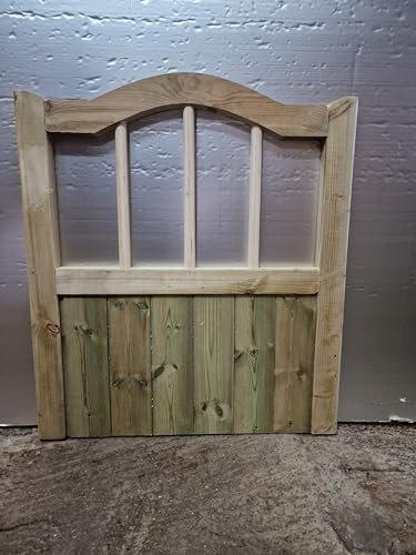 Wooden Garden Gate Pedestrian Gate Wooden Pressure Treated 4ft 120cm,wooden garden gate, garden gates wooden, garden gates wooden tongue and groove, (120cm High x 75cm Wide x 5cm Deep)