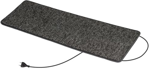 Pro Car Infrarot Heizteppich für Wohnwagen/Wohnmobil, Anthrazit 40x100cm, Teppichheizung 53 Watt 230V