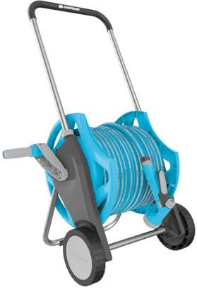 Cellfast Ideal 55-063 Gartenschlauchwagen Set, Gartenschlauch 3/4 30 m, 6-Funktions-Pistolenbrause, 2X Schnellverbindungsstück